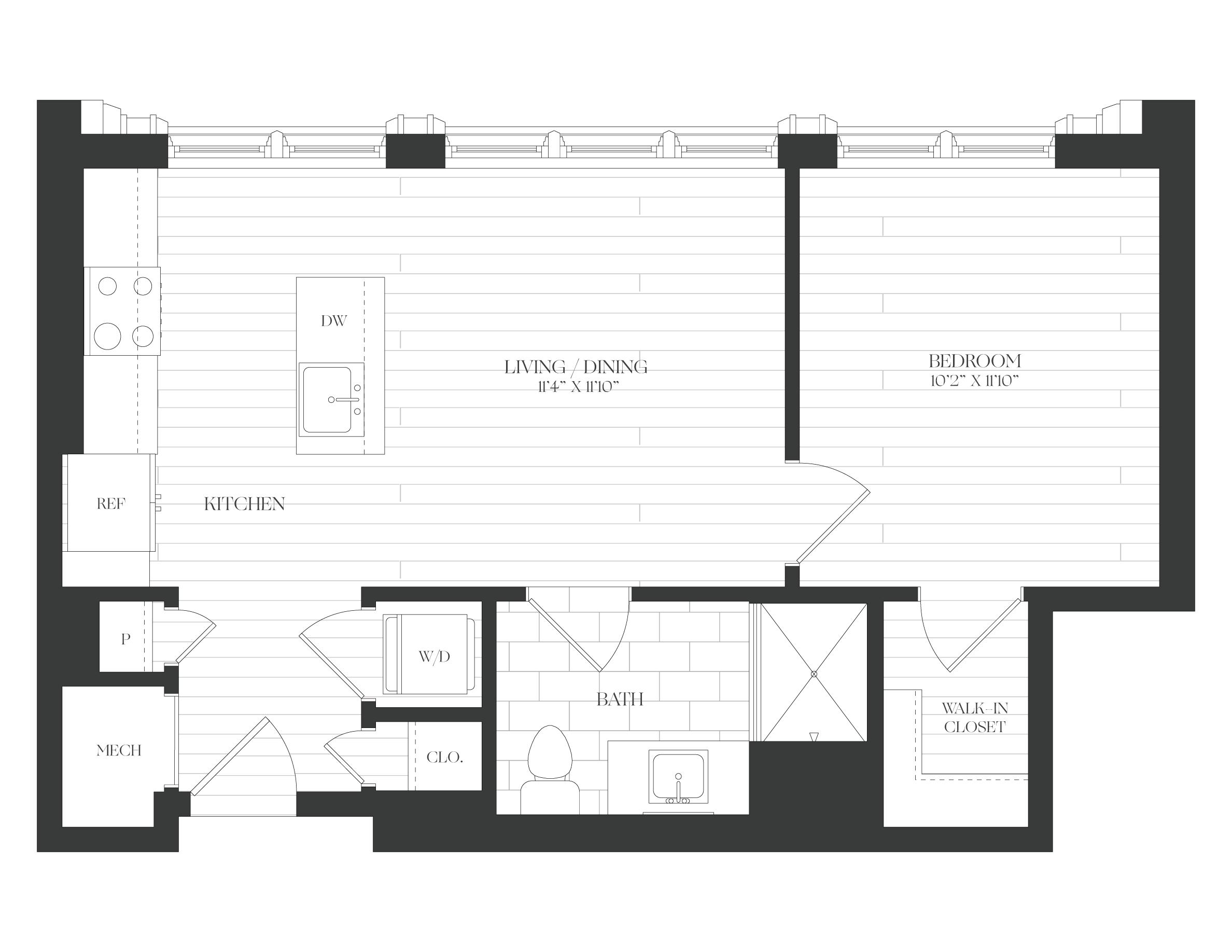 1 Bed/1 Bath-1B-8