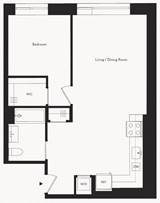 1-bedroom apartment at Estela East Apartments in Bronx