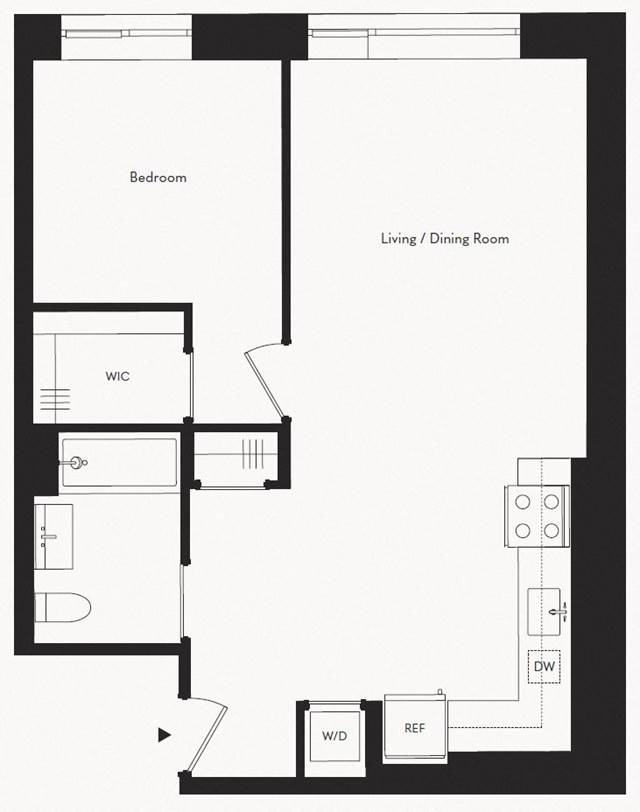1-bedroom apartment at Estela East Apartments in Bronx, NY