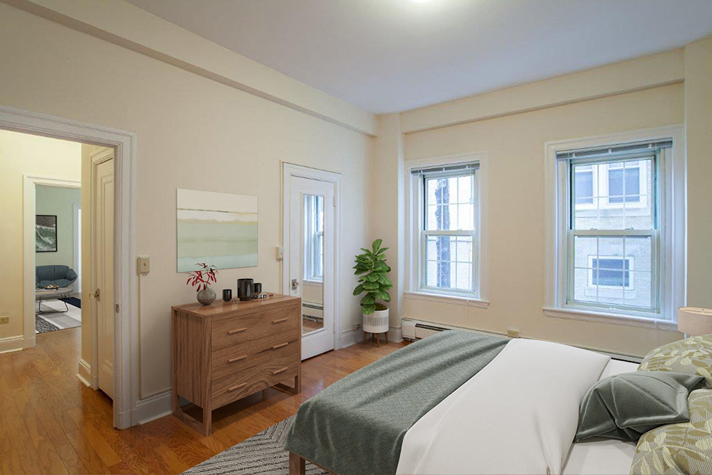 Light Filled Bedrooms at The Regent, Brookline, 02446