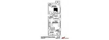 Floor plan at The Regent, Massachusetts, 02446