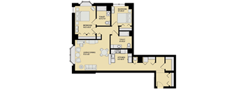 Floor plan at Marion Square, Brookline