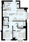 Floor plan Floor plan at Marion Square, Brookline, MA 02446