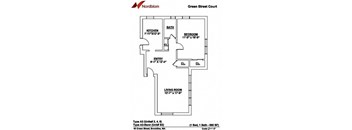 Floor plan at Green Street, Brookline