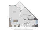 1-bedroom apartment at LIVIA At Scripps Ranch Apartments in San Diego