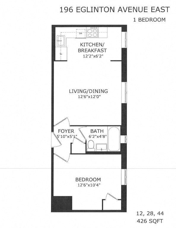 196 Eglinton Avenue East Studio-1 Bed Apartment for Rent - Photo Gallery 10