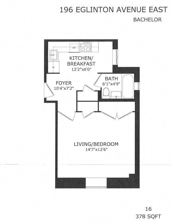 196 Eglinton Avenue East Studio-1 Bed Apartment for Rent - Photo Gallery 9