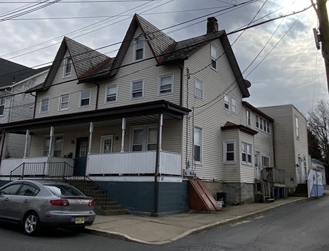 located on a quiet street entrance on the alley side