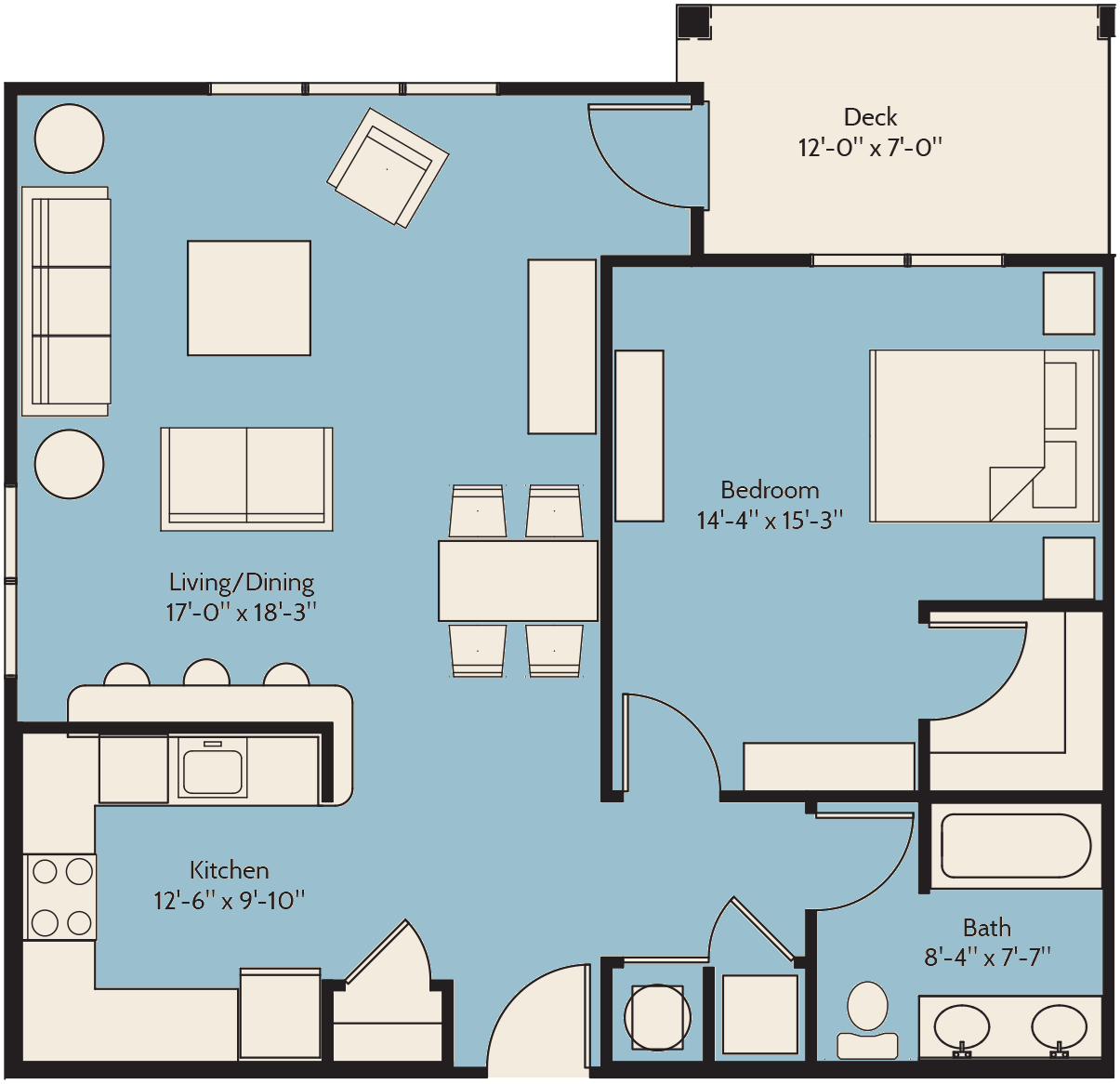 The Cottonwood Floor Plan 3