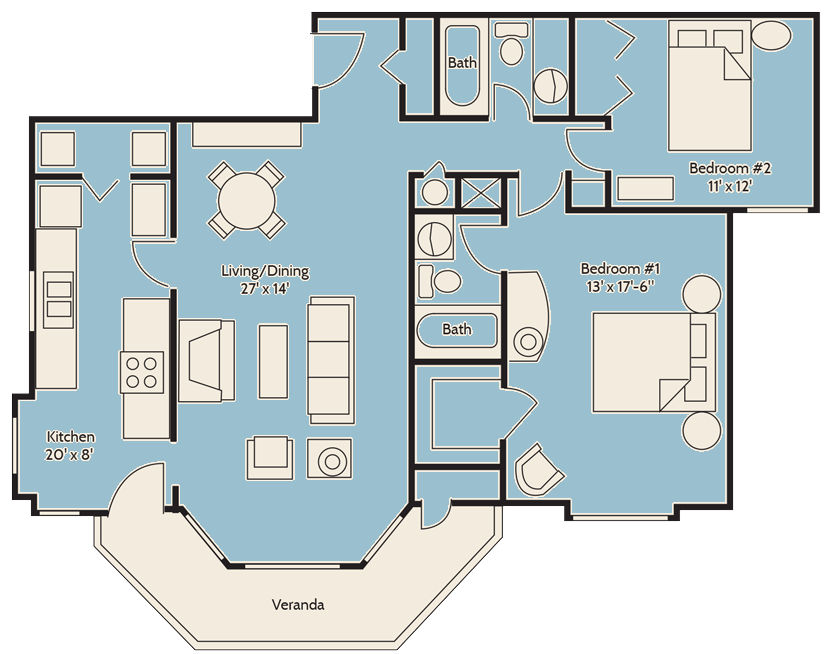 The Windmill Palm Floor Plan 14