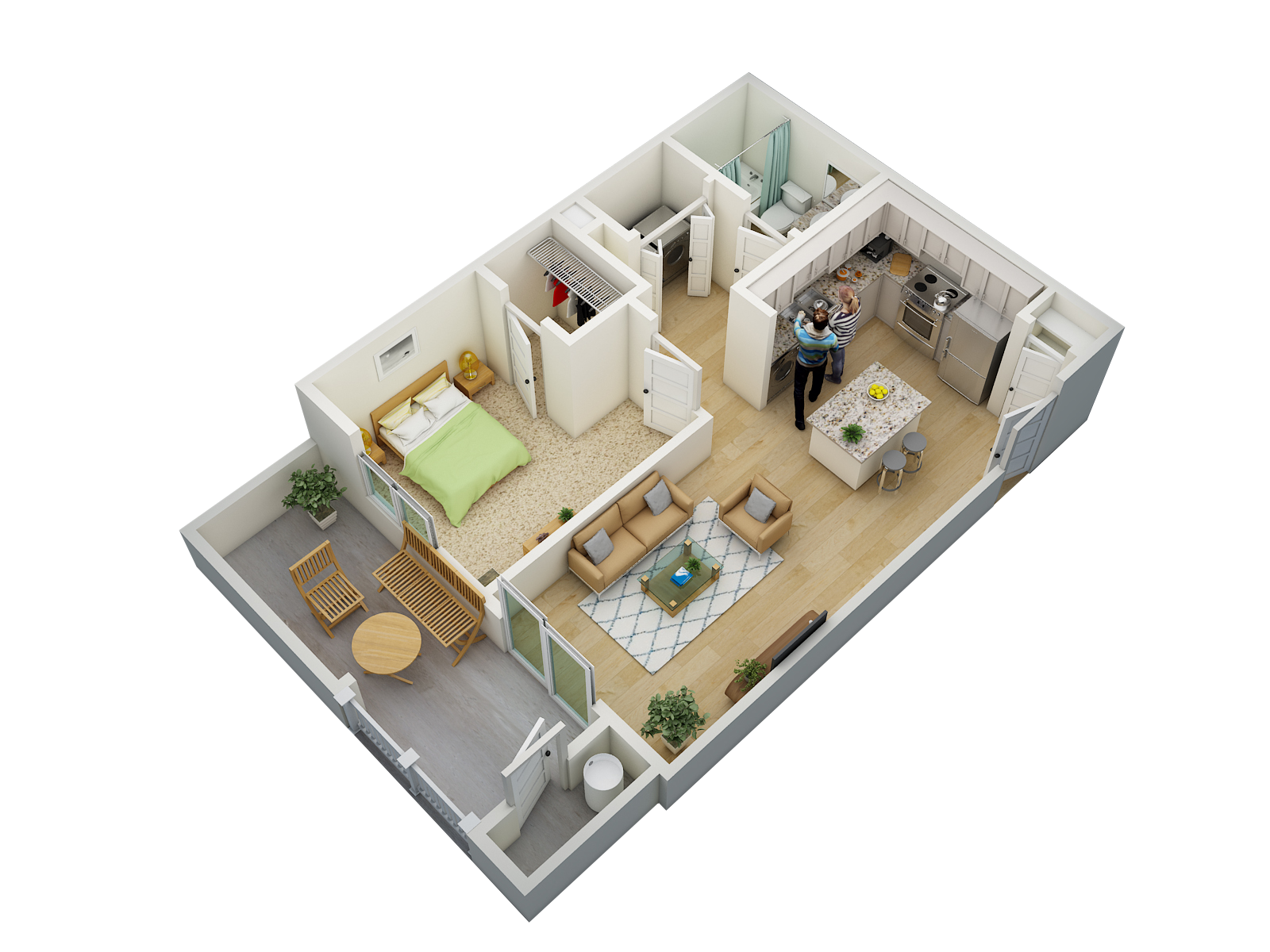 a floor plan of a home with a living room and a dining room