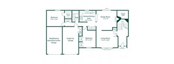 Maple Lane Apartment Unit Floor Plan