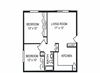 2 Bed 1 Bath - Garden Level
