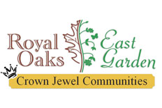 Royal Oaks and East Garden logo