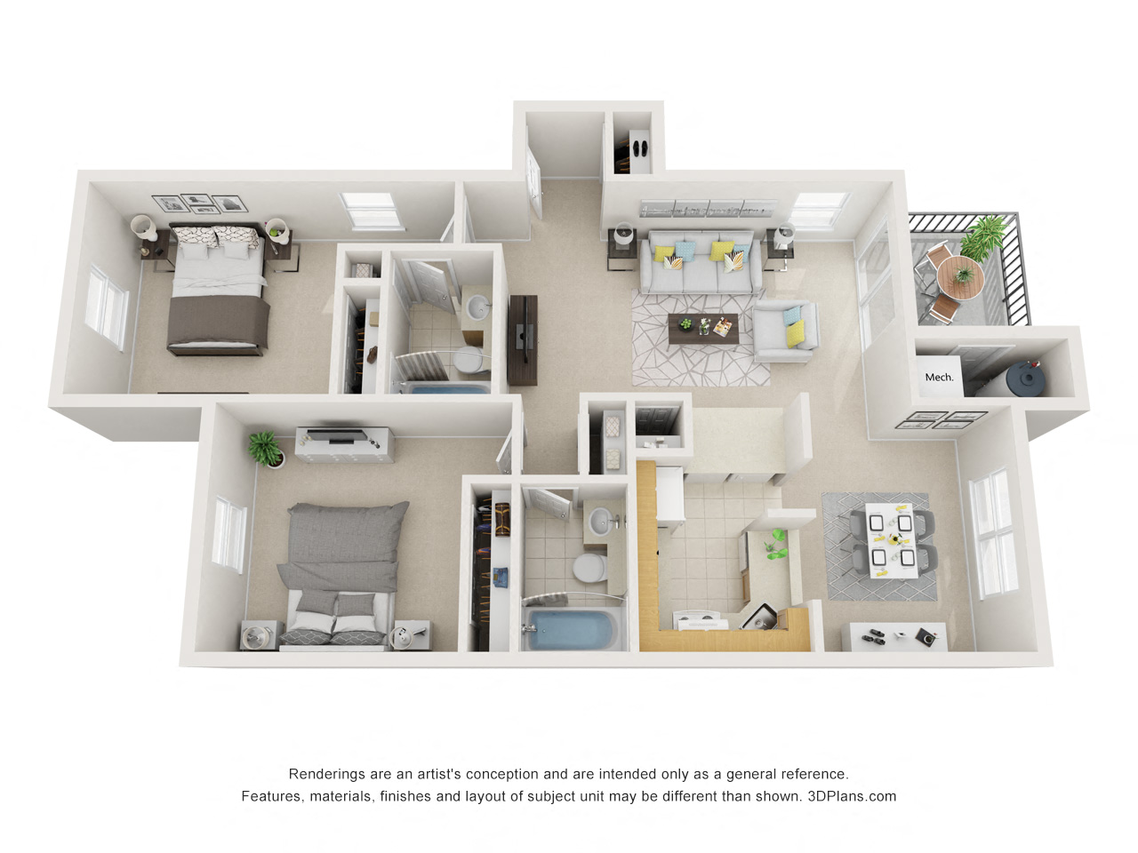 2 bed D / Royal Oaks