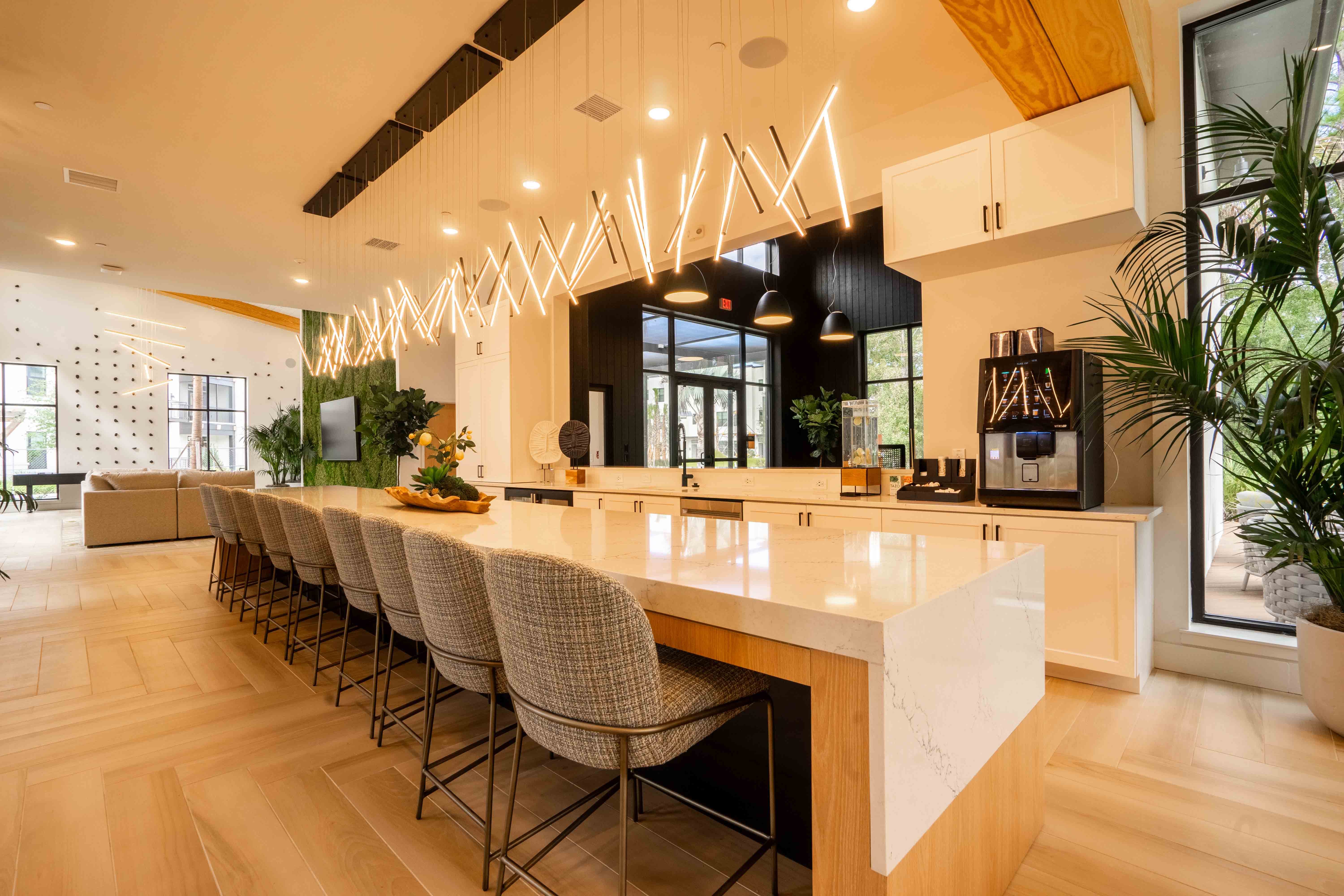 Entertainment Lounge Kitchen