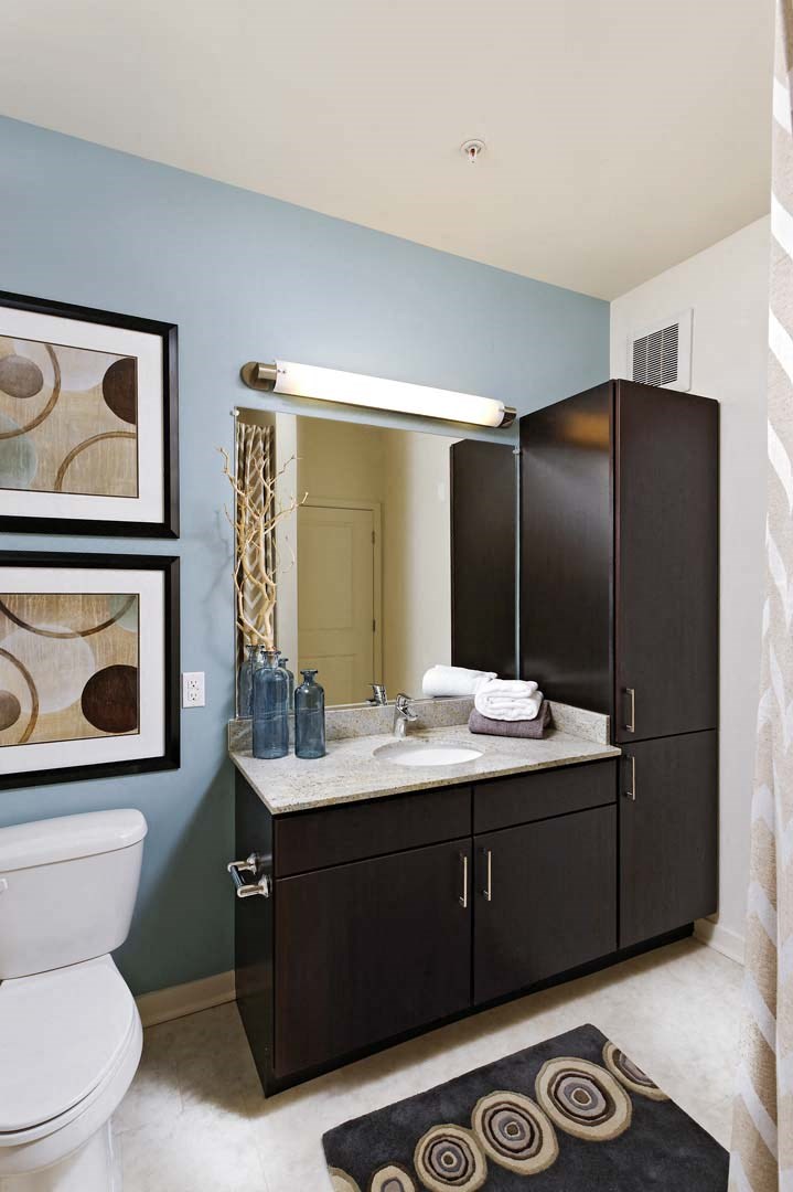 a bathroom with a sink and a toilet