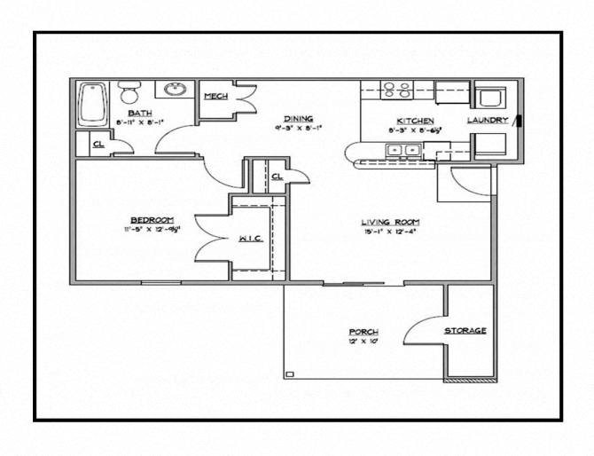 Cedar-Down Floor Plan 1