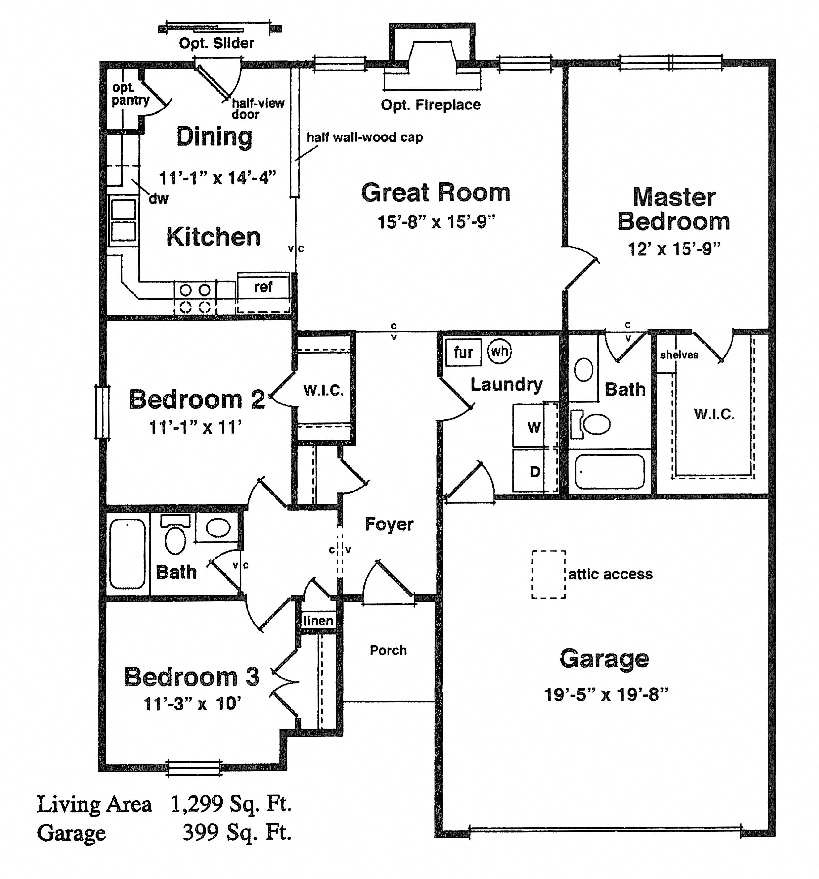 Raven's Cove: Fort Wayne, IN 46818 Floor Plan 5