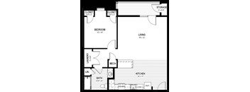 1 Bedroom, 1 Bathroom - Deluxe