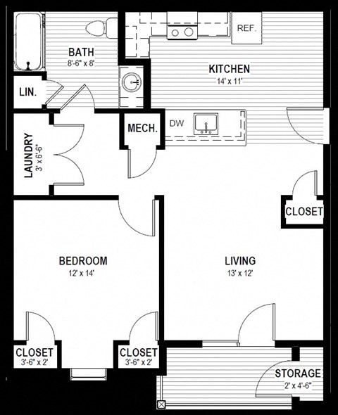 1350 Evergreen Way Studio-2 Beds Apartment for Rent - Photo Gallery 39