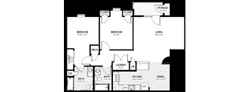 2 Bedrooms, 2 Bathrooms - Deluxe