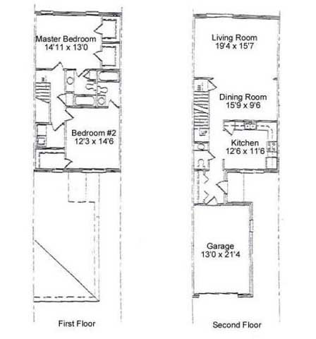 Floor Plans Of Woods Edge Townhomes In Lancaster Pa