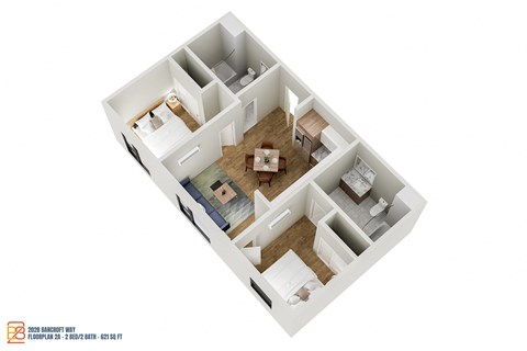 Berkeley, 2 bedroom, 2 bathroom