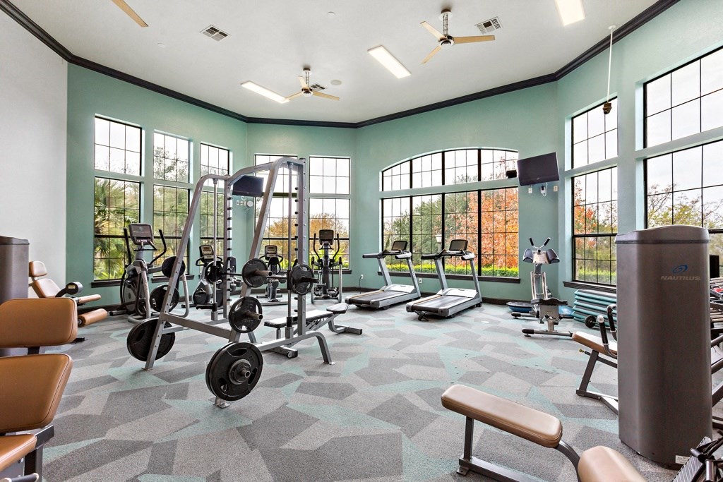 Modern Fitness Center at The Vista on Brodie, Texas, 78745