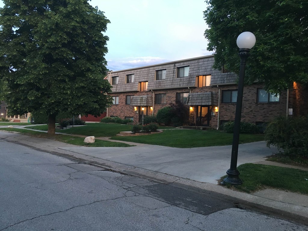 the building where the apartment is located