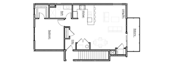 1 Bedroom, 1 Bathroom