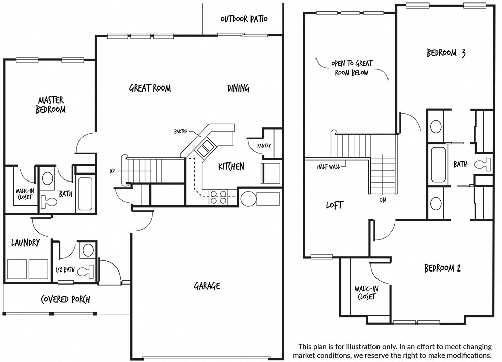 3 Bedroom 2.5 Bath Townhome