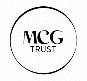 a circle with the word mcg trust written inside of it