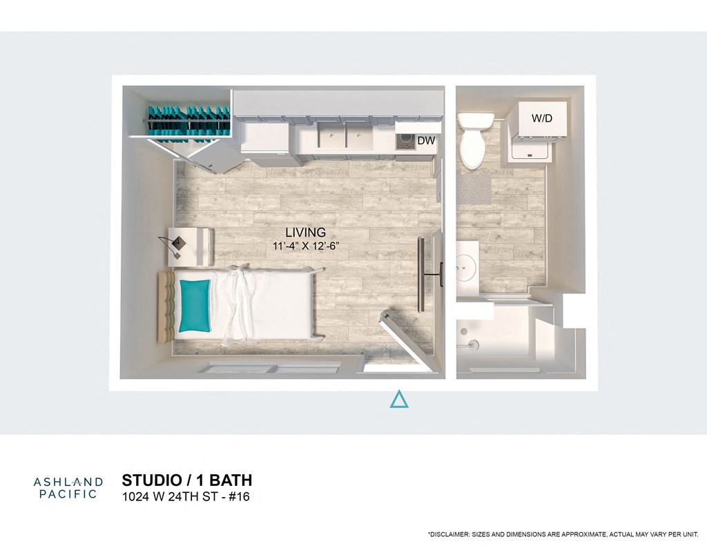 a studio 1 bathroom floor plan  studio 1 bath