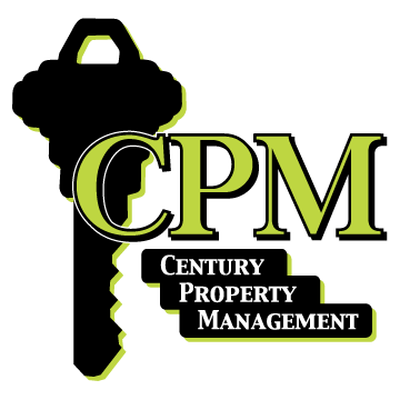 the logo for the cpm century property management company
