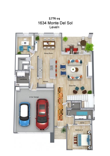 1634 Monte Del Sol 4 Beds Apartment for Rent