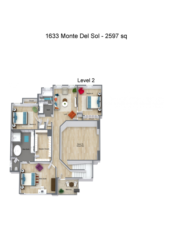 1633 Monte Del Sol Court 4 Beds House for Rent - Photo gallery 2