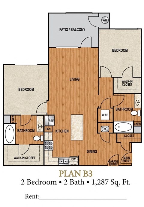 floor plan b3 the retreat at riverlakes