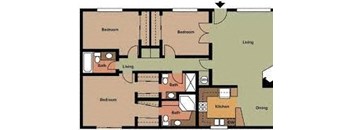 3 Bedrooms, 3 Bathrooms