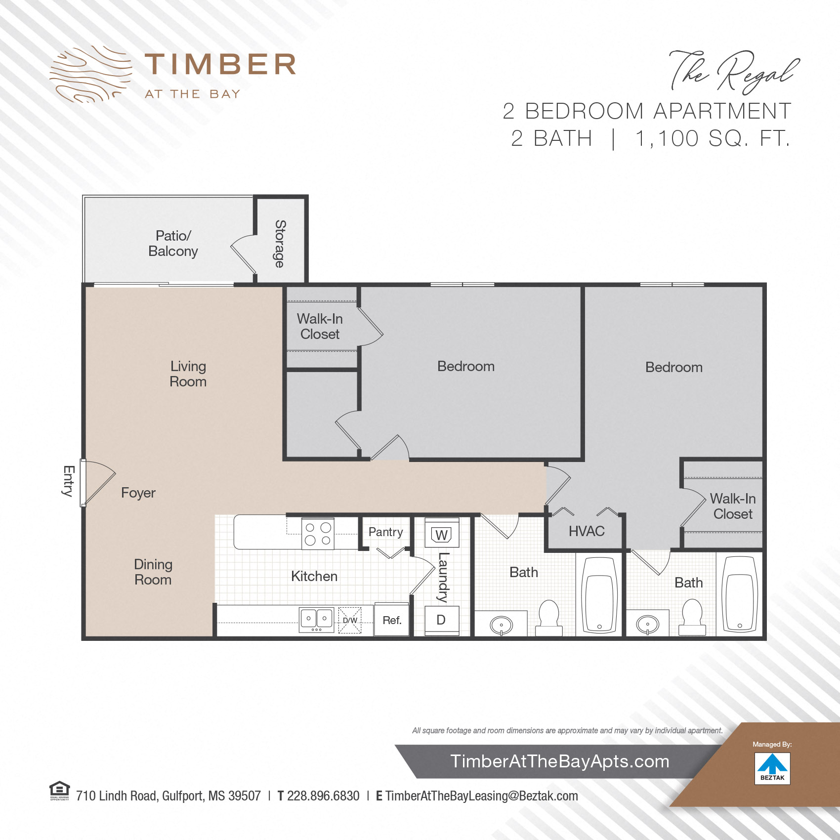 Bay Regal Floor Plan at Timber at the Bay, Gulfport