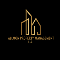 The image is a logo for Allmon Property Management LLC.
