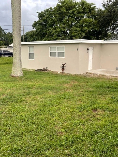 a house with a palm tree in front of it