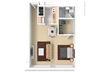 St. Asaph 0 Bed 1 Bath Floor Plan St. Asaph 0 Bed 1 Bath Floor Plan at The Aspen, Alexandria
