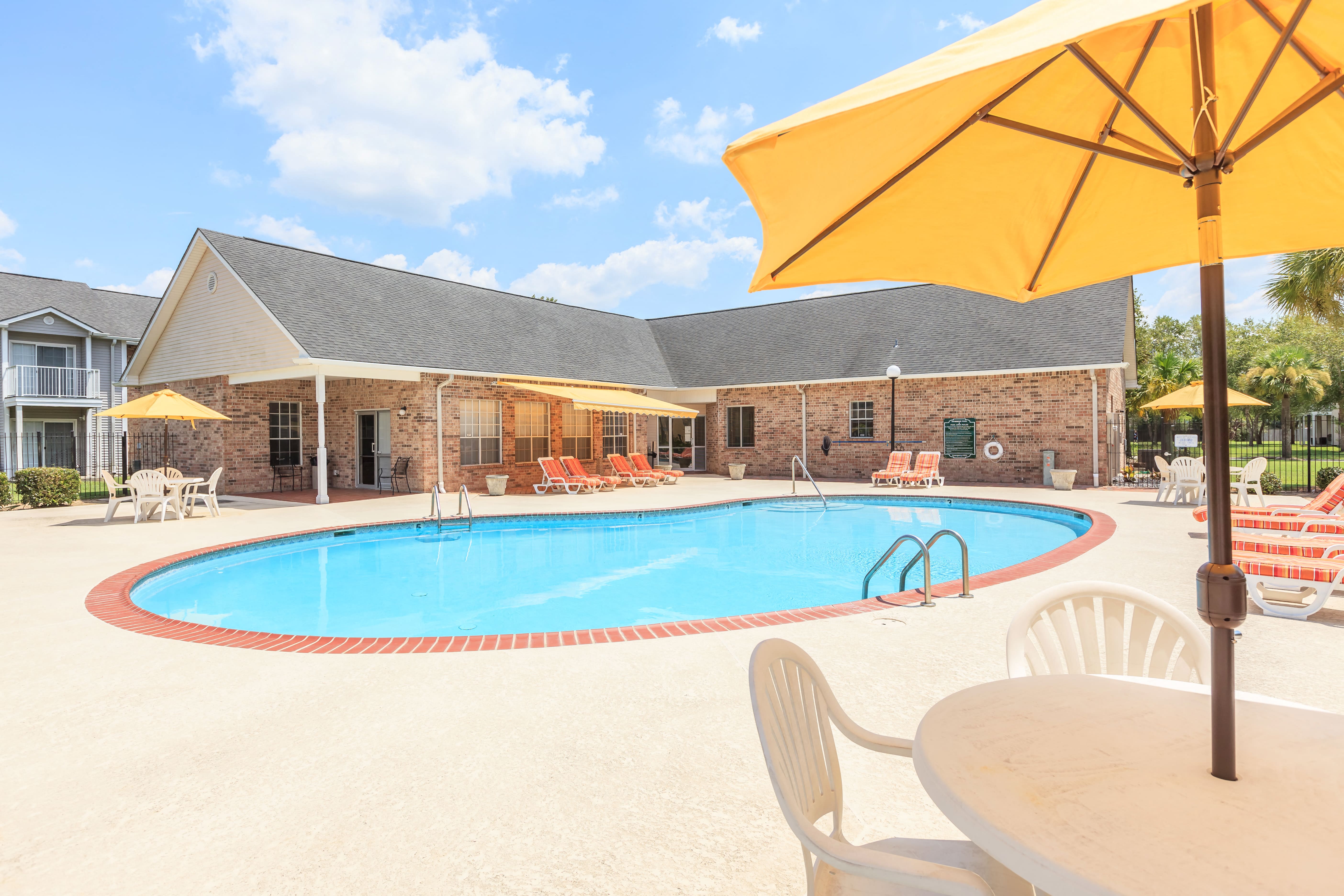 our resort style swimming pool is open to the community