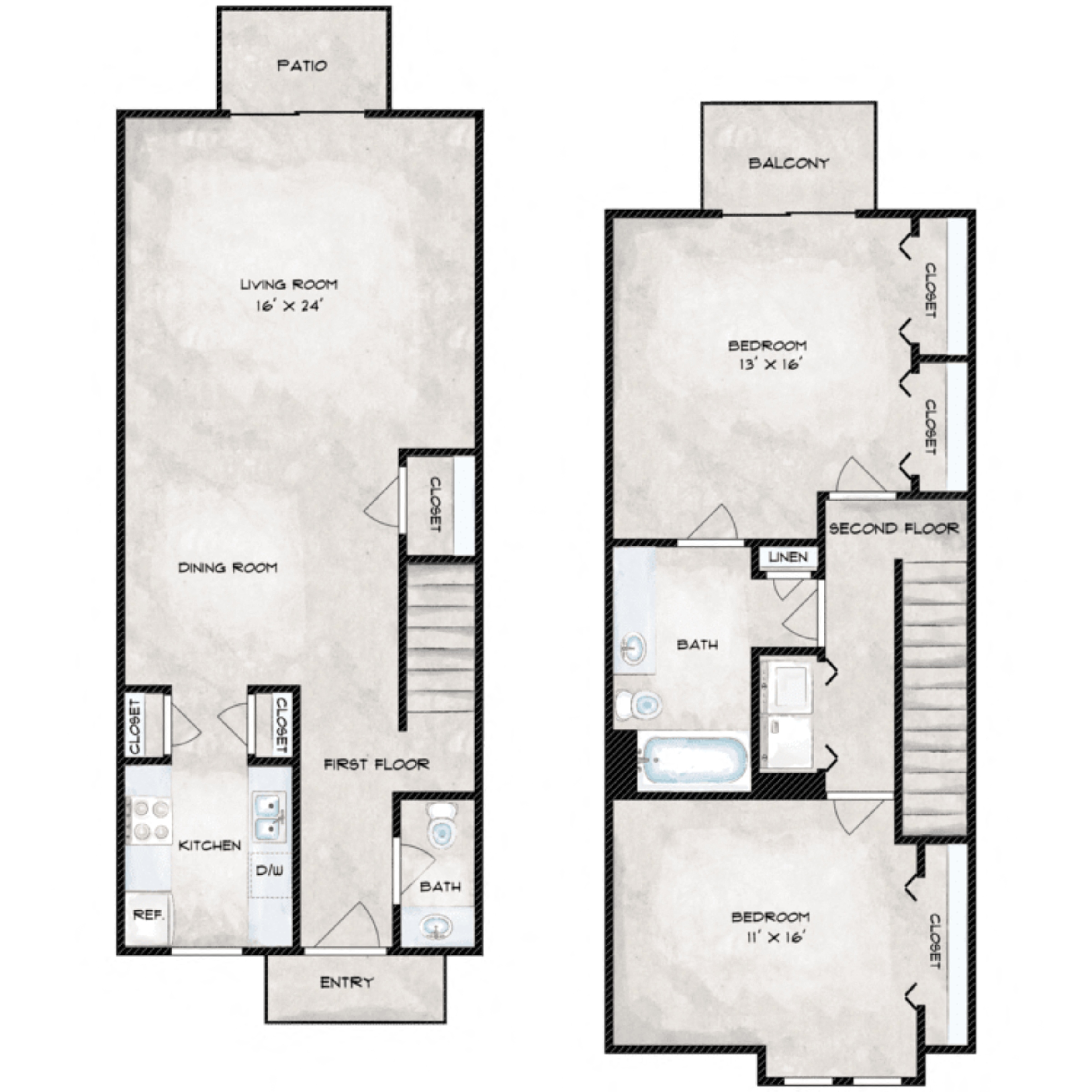 139 Leighton Dr. 2 Beds Townhouse for Rent - Photo Gallery 14