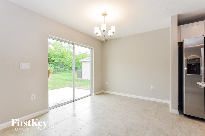 the kitchen and dining room of a 316k home