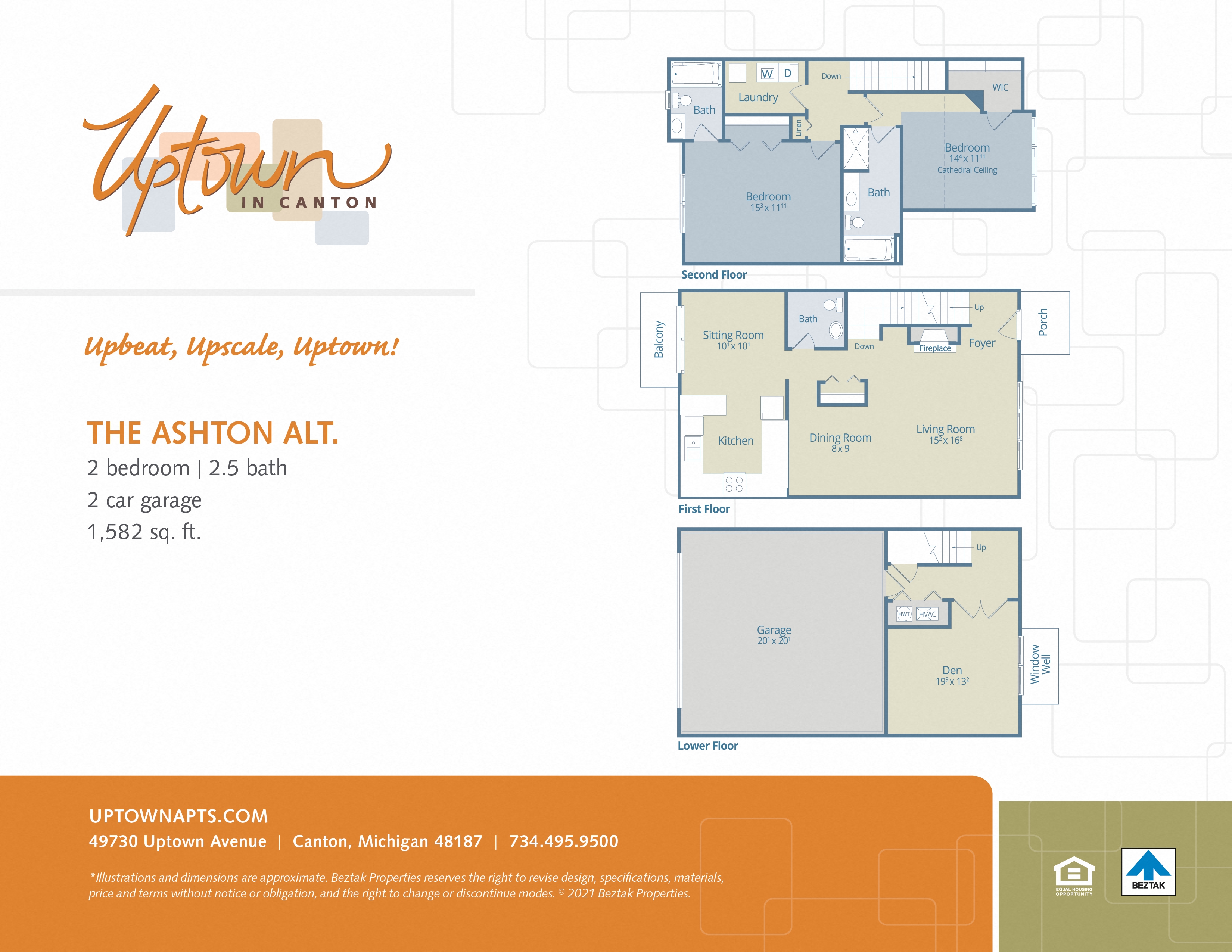 The Ashton Alt - includes 2 car attached garage