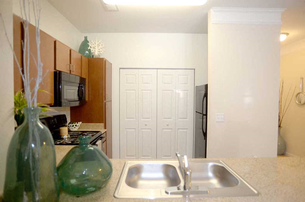 alternate angle kitchen area