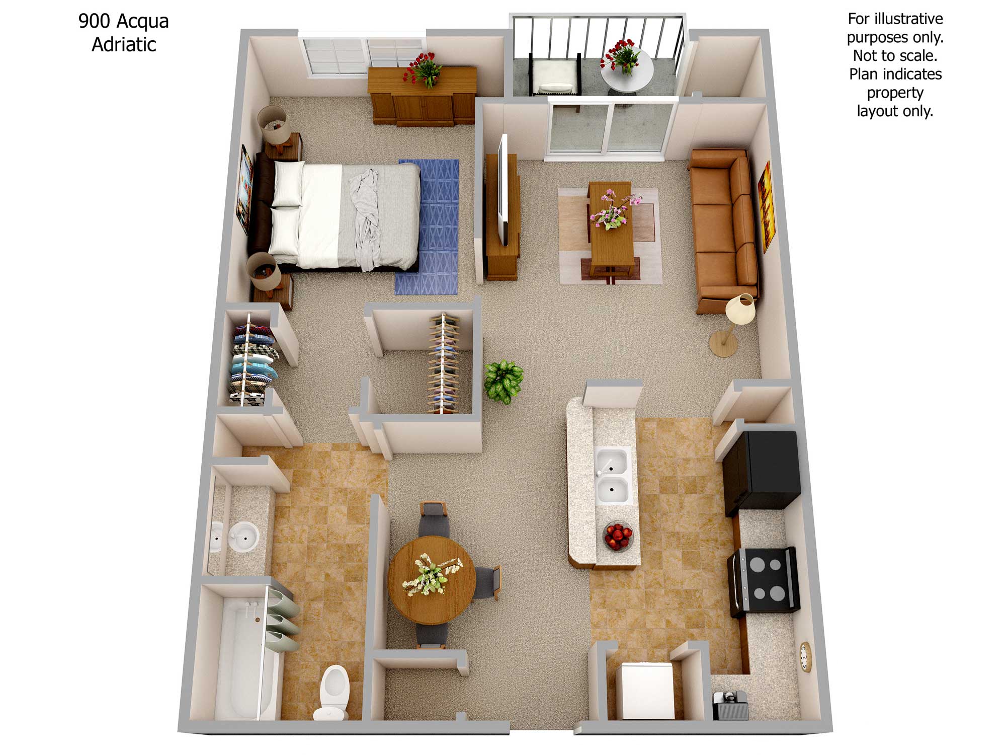 one bedroom apartment