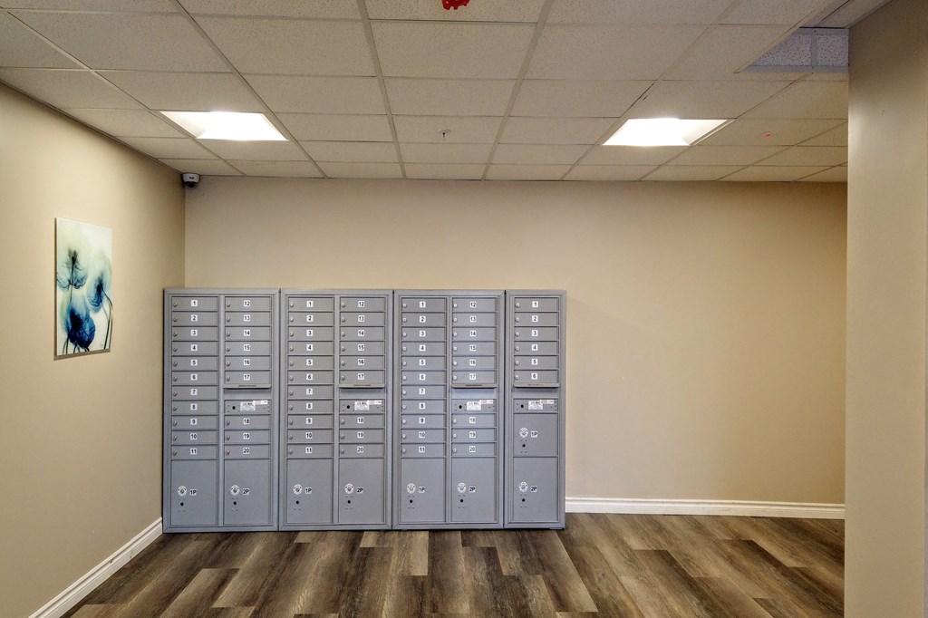 the lockers are organized and ready to be delivered to the building